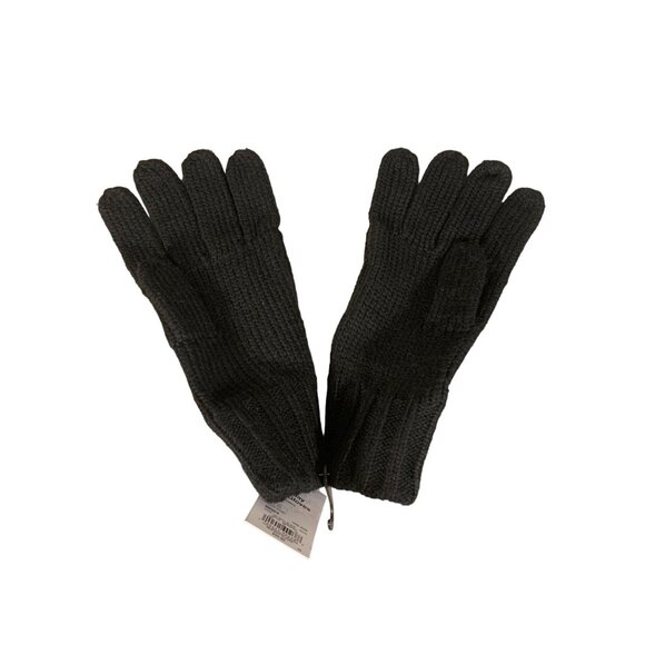 Sonoma Everyday Knit Gloves 4-Way Stretch Black One Size - Picture 4 of 7